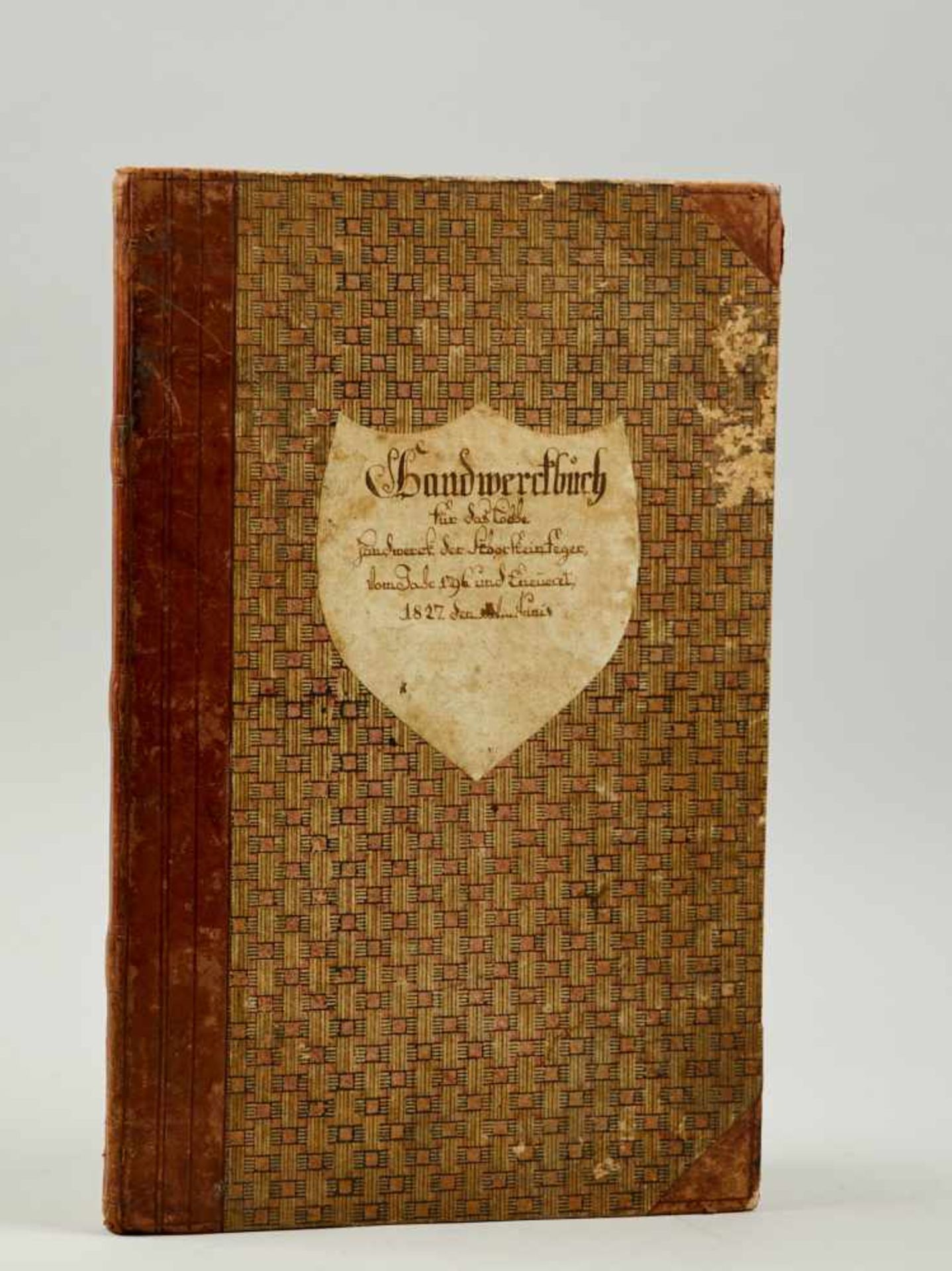 St. Gallen - "Handwerckbuch für das Löb(li)che Handwerck der Schorsteinfegervom Jahr 1796 und