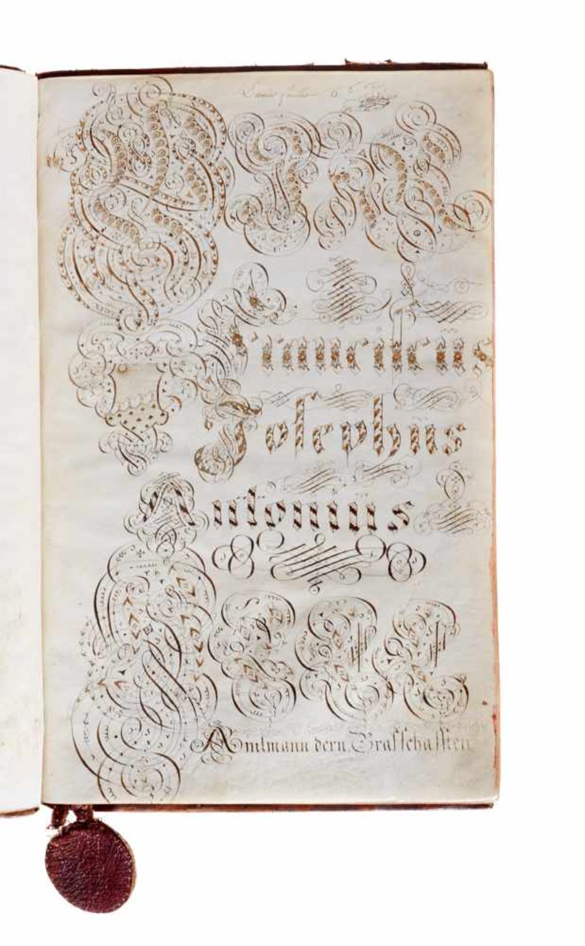 "St. Johannser Commenthurey Terain von Basel zu HelfrantzkirchDe Anno 1770". Deutsche Handschrift - Bild 3 aus 4