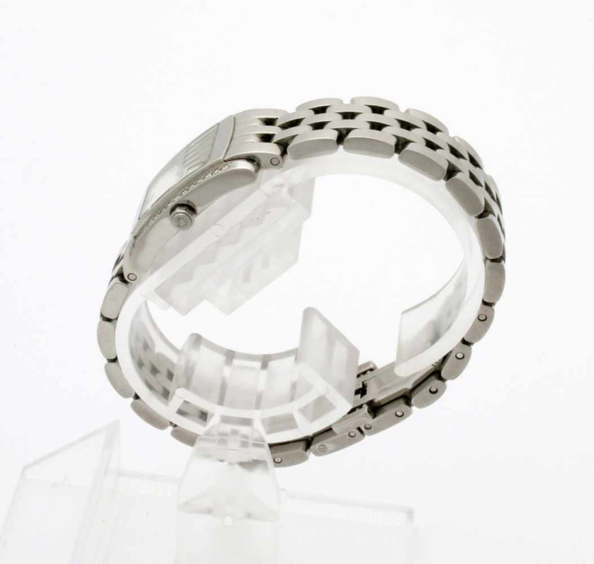 Armbanduhr Longines "Dolce Vita" mit BrillantenQuarzwerk, Edelstahlgehäuse, Maße: 27 x 16 mm, - Bild 6 aus 7