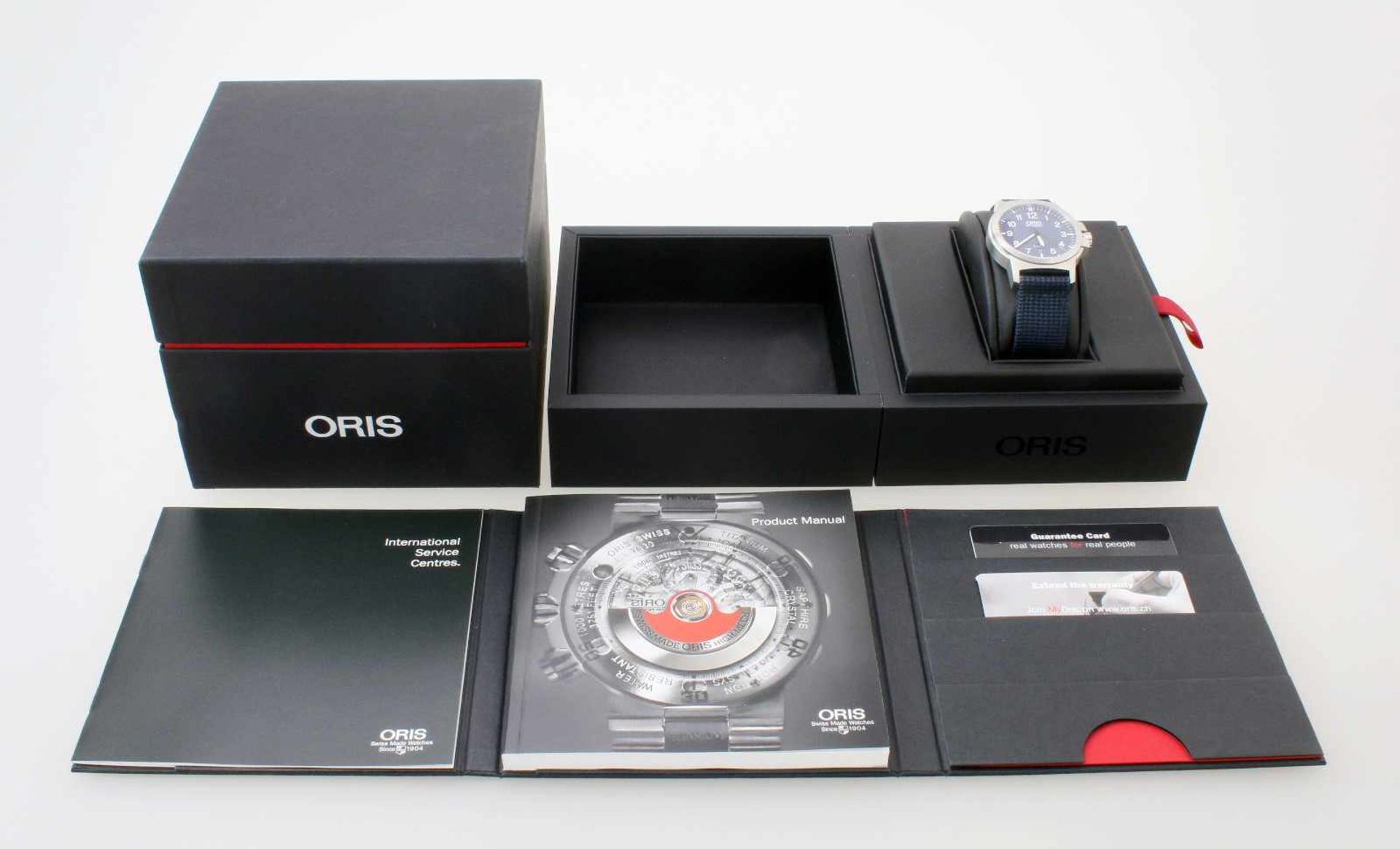 Armbanduhr Oris Aviation BC3 Advanced Day DateAutomatikwerk, Edelstahlgehäuse Ø 42 mm, Safirglas,