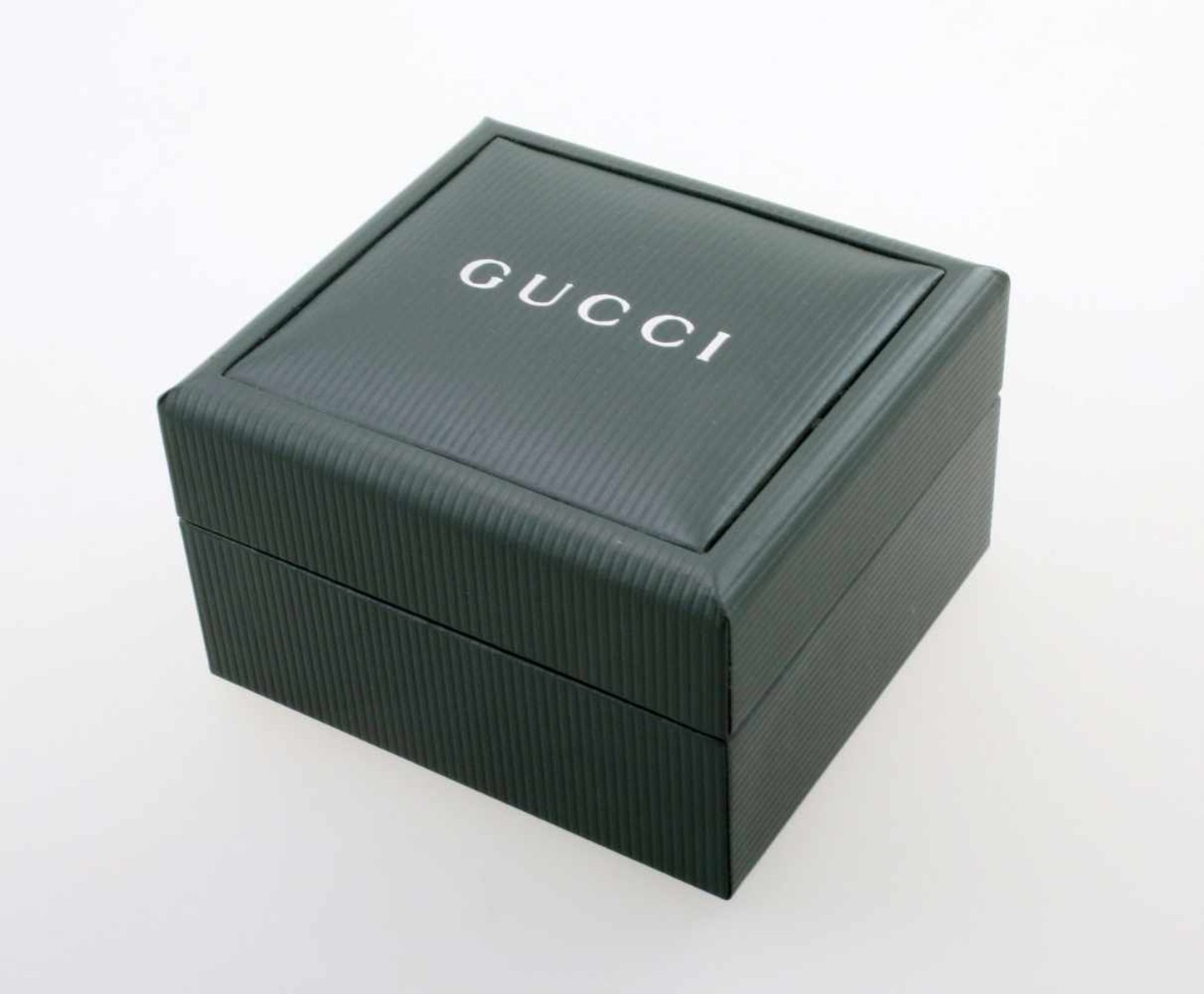 Armbanduhr Gucci 1400 L Ladies Luxery DSI 21Quarzwerk, Edelstahlgehäuse, Ø 25 mm, schwarzes - Bild 5 aus 5