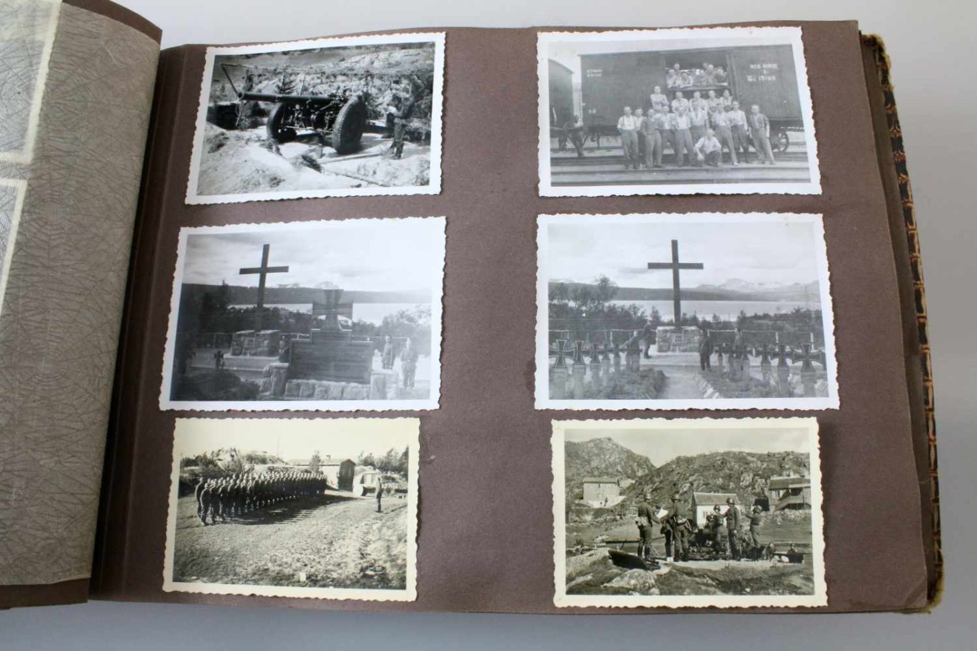 2. Weltkrieg - Fotoalbum eines Artilleristen der deutschen WehrmachtDie Aufnahmen in verschiedenen - Bild 4 aus 5