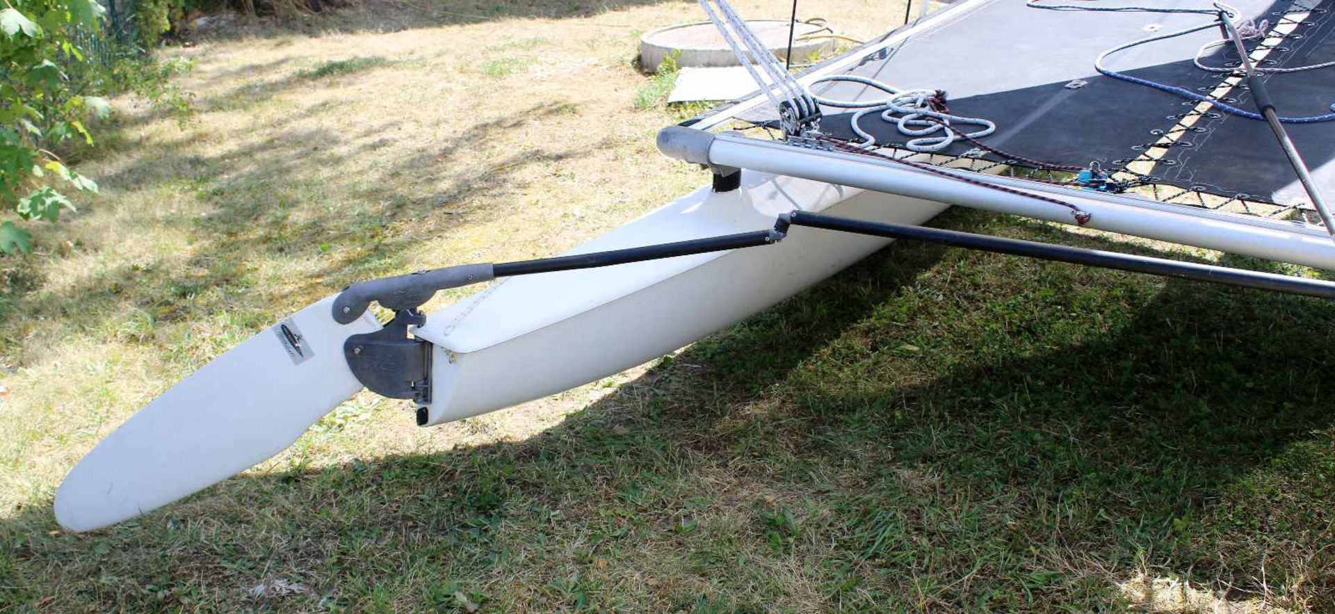 Sport-Katamaran - Hobie Cat 16, inklusive PKW  Anhänger und SlipwagenKomplett segelfertig mit - Bild 6 aus 21