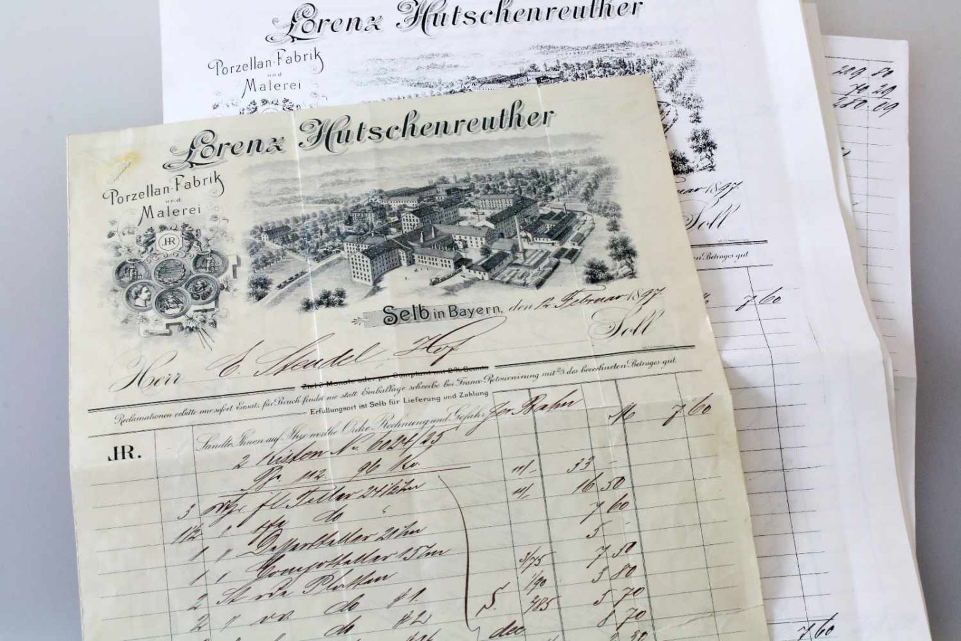 Über 100-tlg. Prachtservice Hutschenreuther von 1897 - in Bestzustand!Tafelservice "Form S" von - Bild 17 aus 18