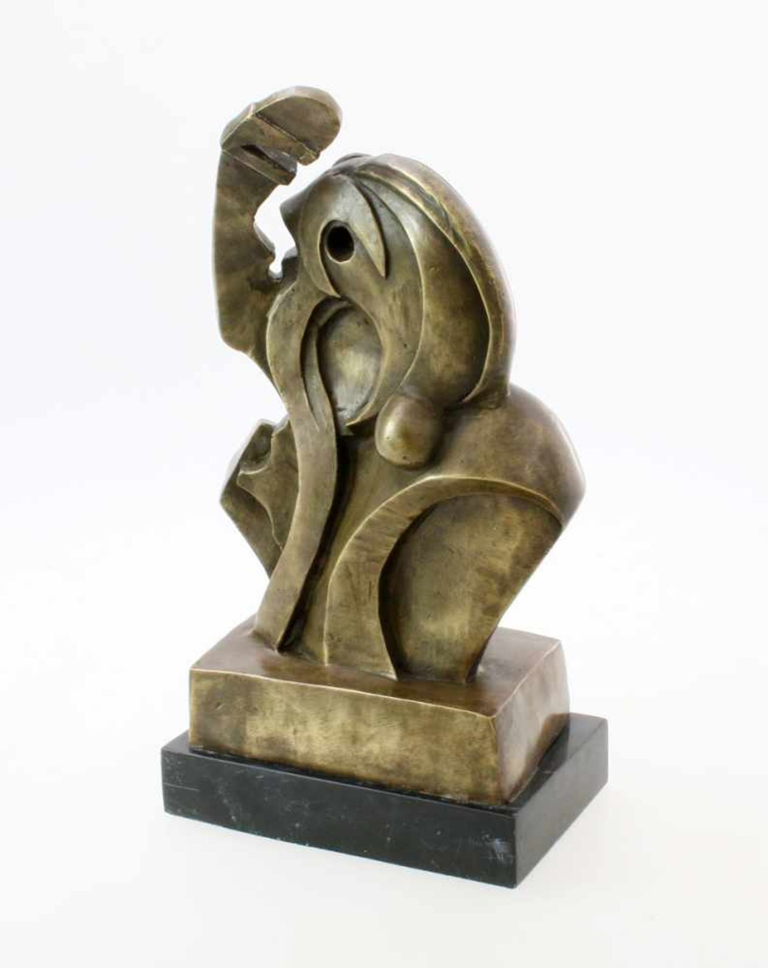 Bronzeskulptur Marimon - 20. JahrhundertAbstrakte Büste, Künstler wurde schon mehrmals international - Image 3 of 4