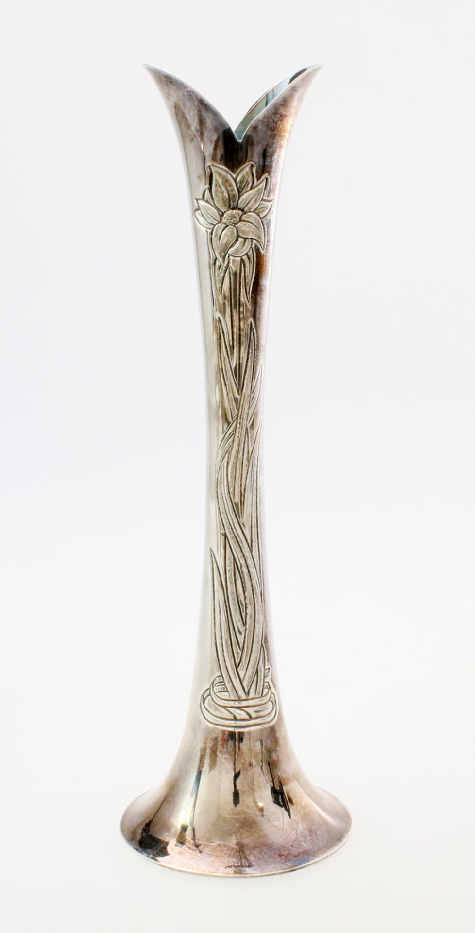 Silberne Vase - Vibec de Becci e Viola Antonio - ItalienUnterseite gestempelt 925er Silber, *