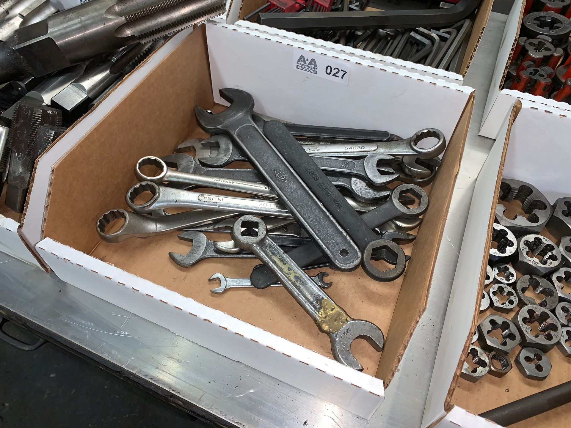 Box with Various Size Wrenches (Buyer is Responsible for ALL Packaging, Palletizing, Crating,