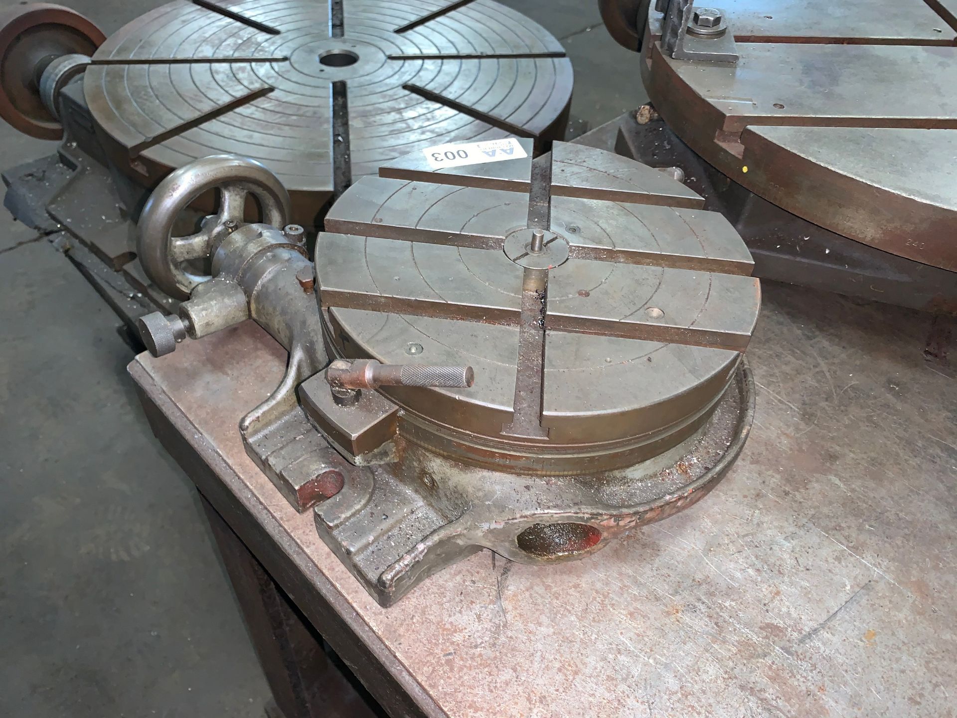 Heavy Duty Precision Horizontal Rotary Table, 10"Diameter, T-Slots (Buyer is Responsible for ALL - Image 2 of 2