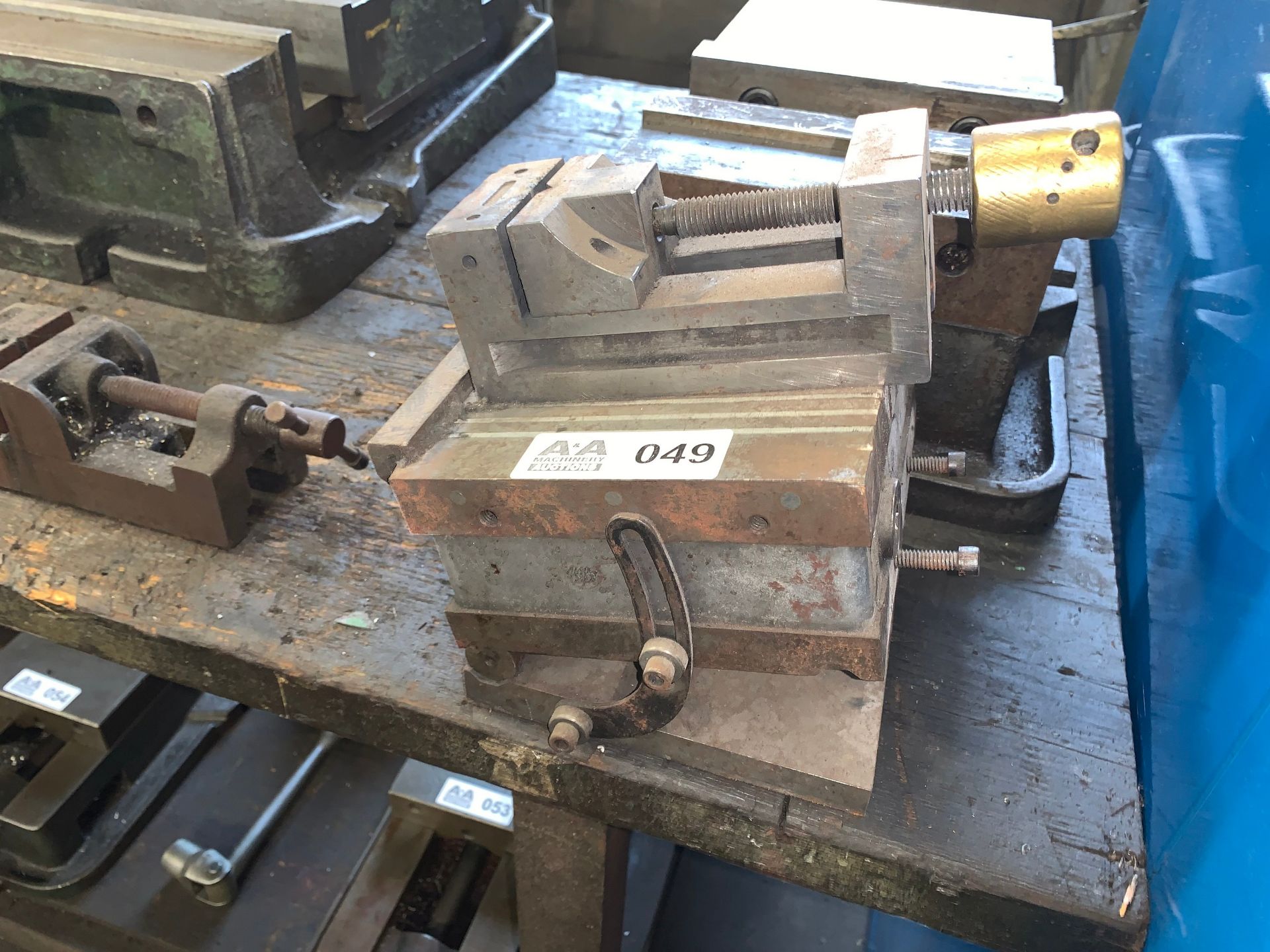 Tiliting Magnetic Sine Plate with 2-1/2" Machine Vise (Buyer is Responsible for ALL Packaging, - Image 2 of 2