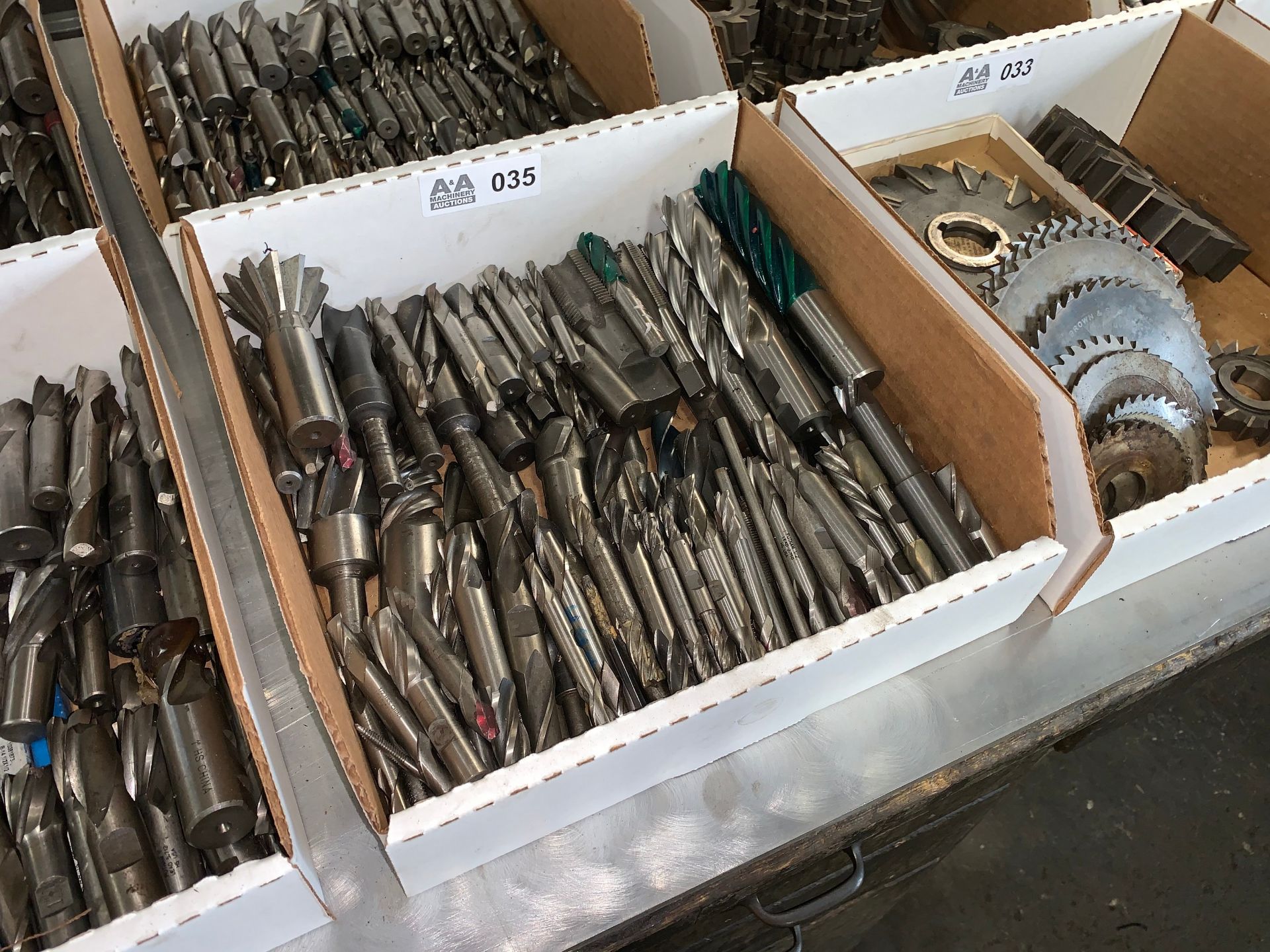 Box with Various Size Reamers, Taps and Bits (Buyer is Responsible for ALL Packaging, Palletizing, - Image 2 of 2