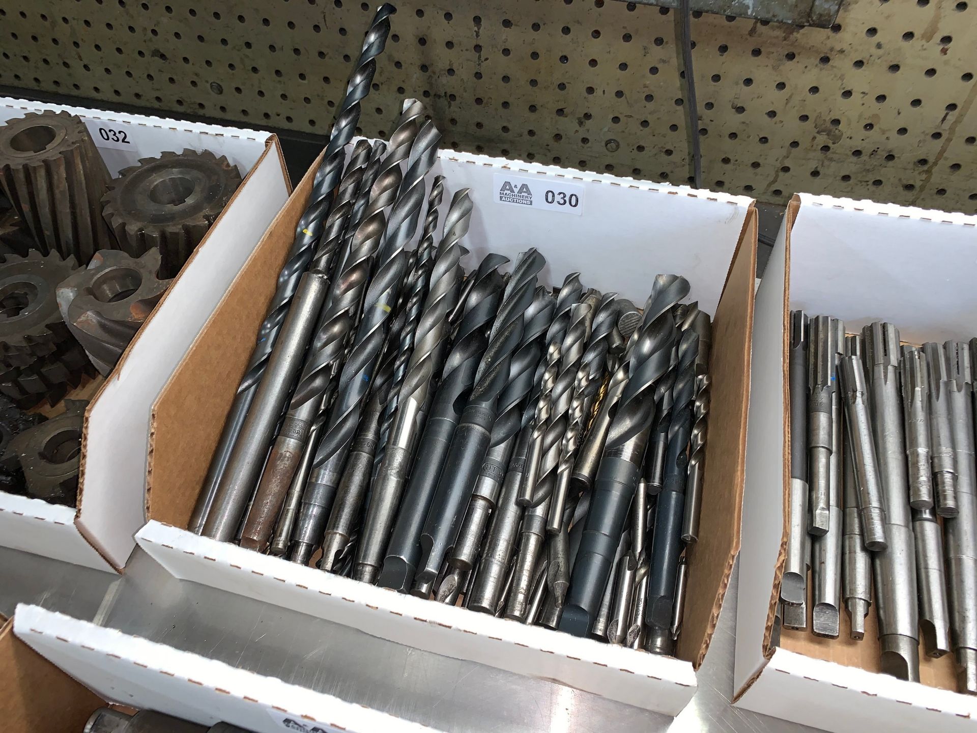 Box with Various Size Drill Bits (Buyer is Responsible for ALL Packaging, Palletizing, Crating,