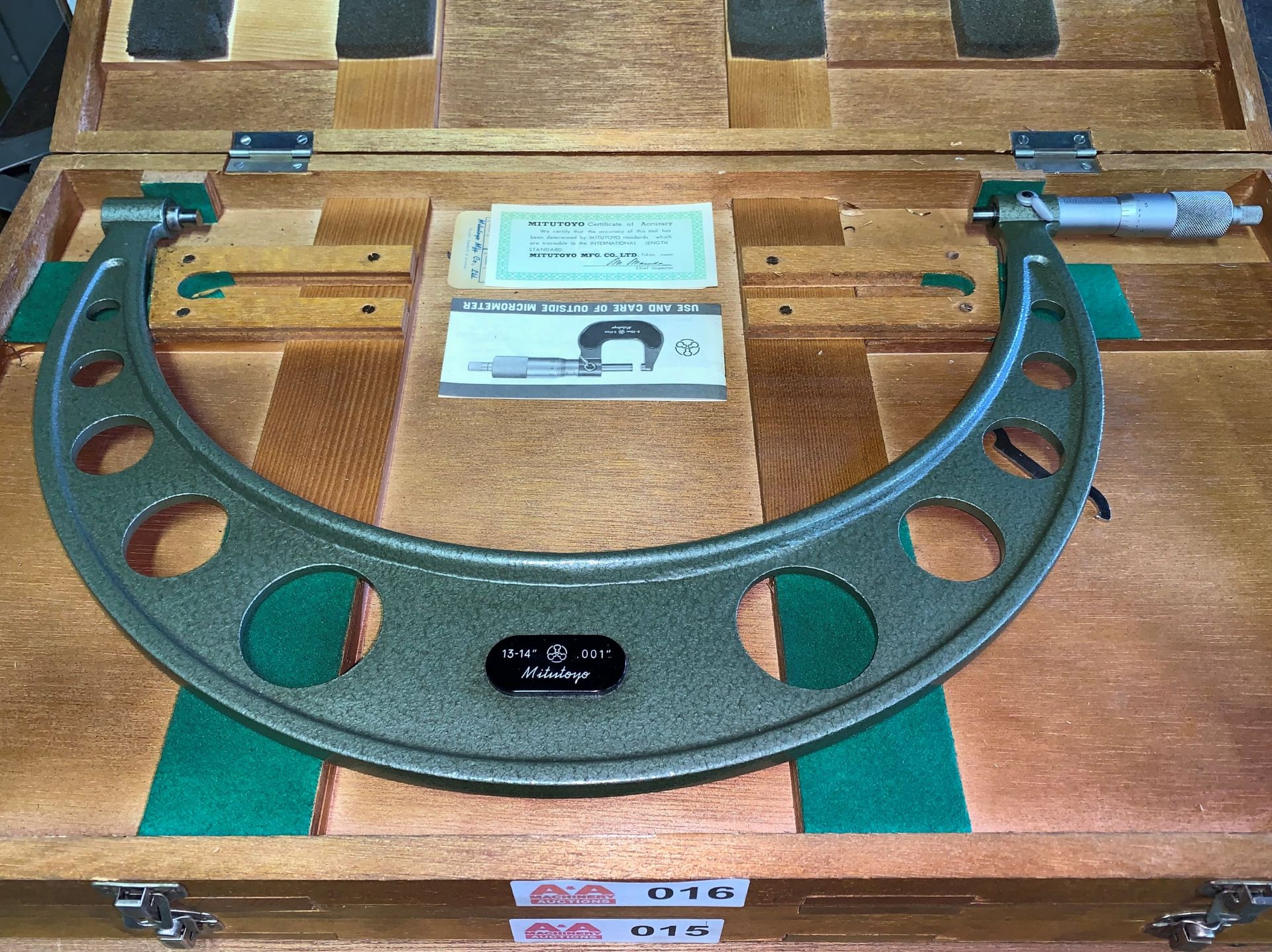 Mitutoyo 13-14" Micrometer (Located in Levittown, PA Facility)