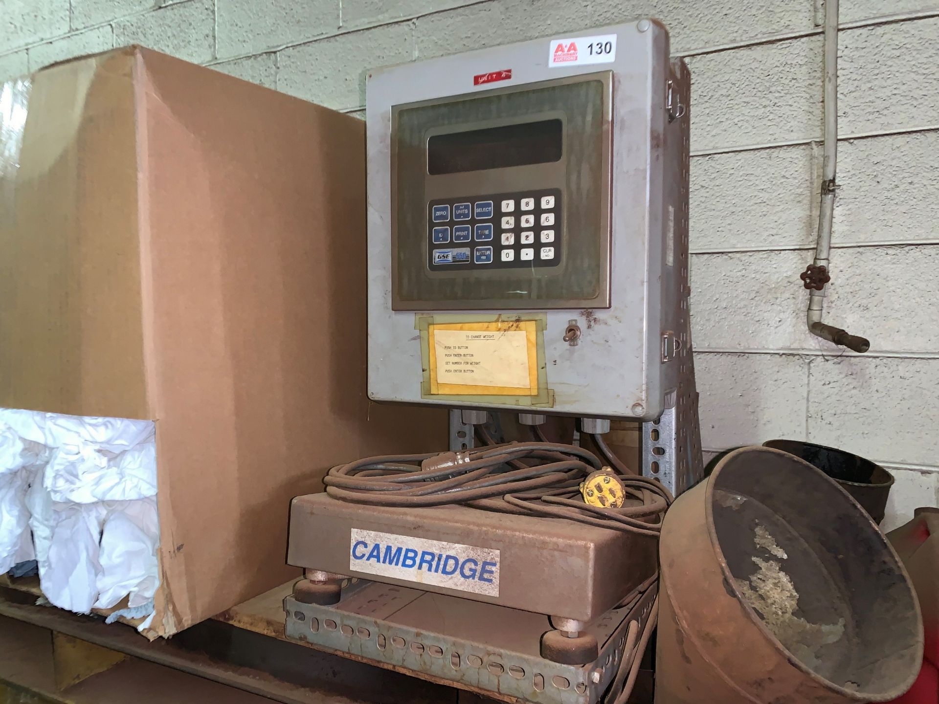 Lot with (3) Digital Weight Indicators (Located in Broomall, PA Facility) - Image 3 of 4