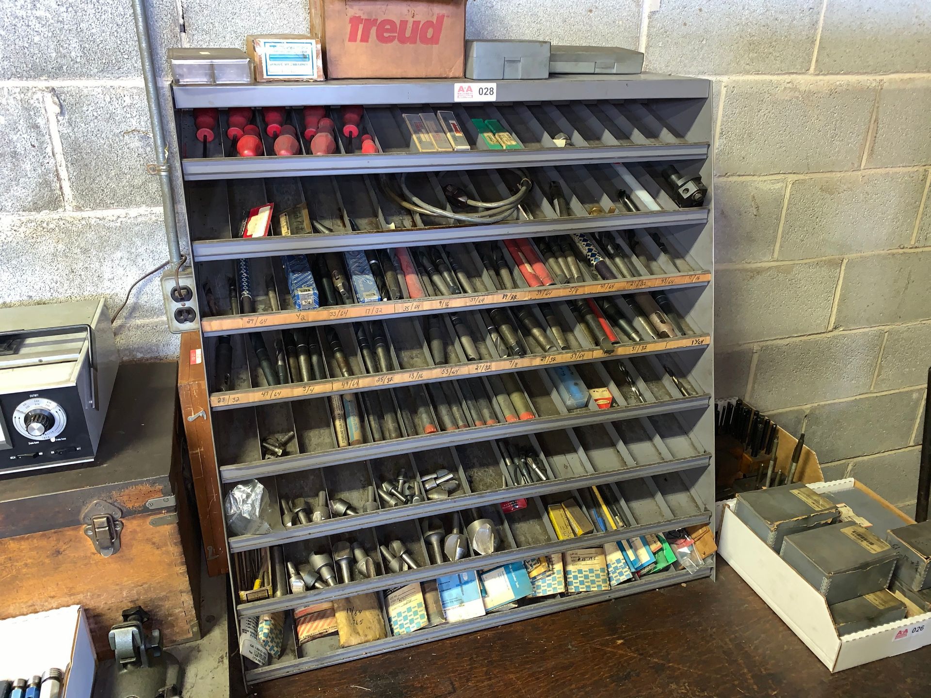 Tool Storage Rack, 8-Shelf with Contents of Tooling (Located in Levittown, PA Facility)