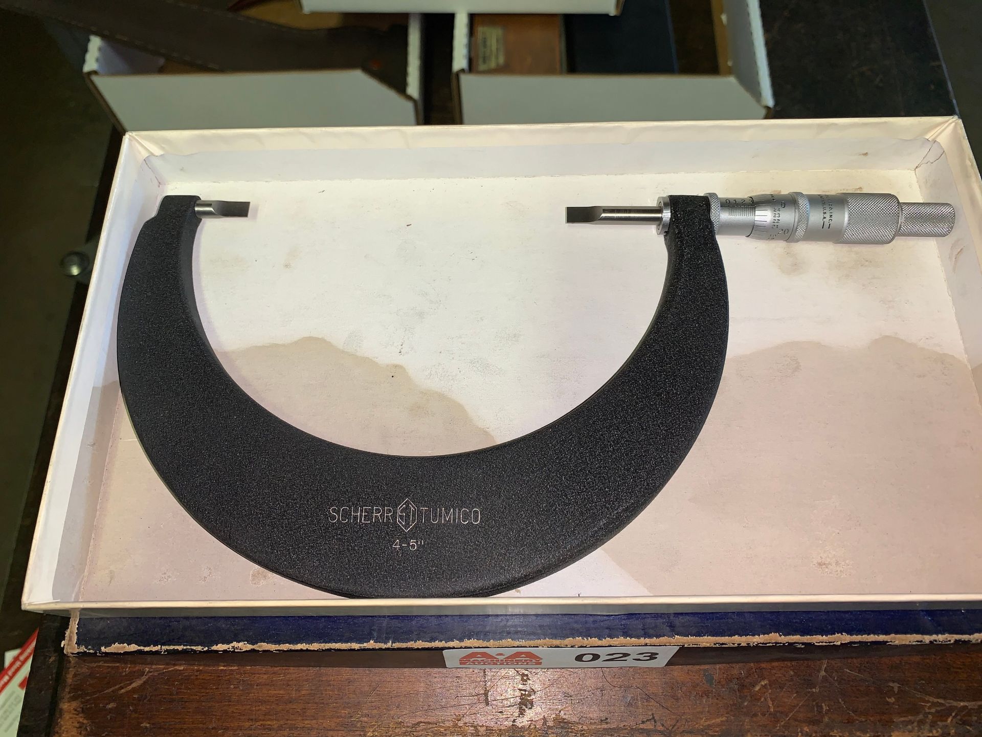 Scherr Tumico 4-5" Micrometer (Located in Levittown, PA Facility)