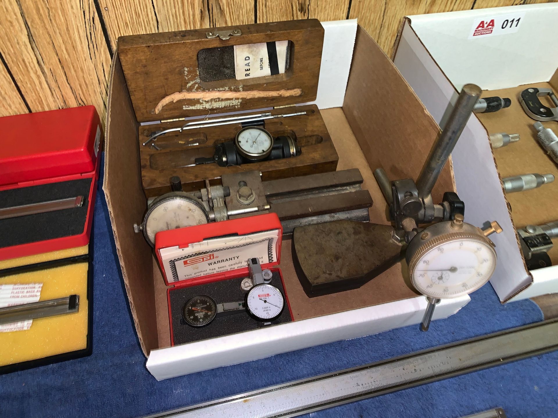 Box of Various Gauges and Indicators