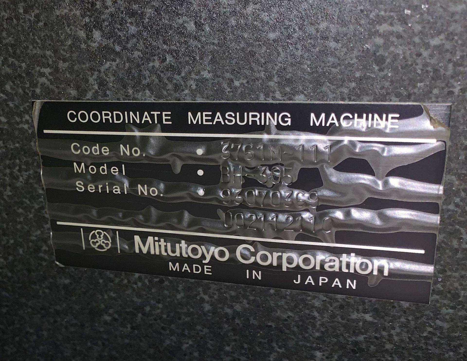 Mitutoyo Mdl. BH305 CMM - Image 5 of 5