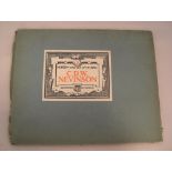 Christopher R W Nevinson old book depicting his etchings some pages loose