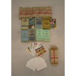 14 packets of old cigarette cards in cigarette style packets All appear in good condition for