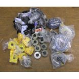 Selection of Respirator masks, filters, tubes and accessories.