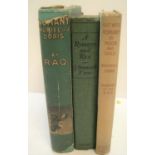 3 RAQ books including "A Romany & Raq" 1930 1st edition, published by Epworth Press Also, "Romany,