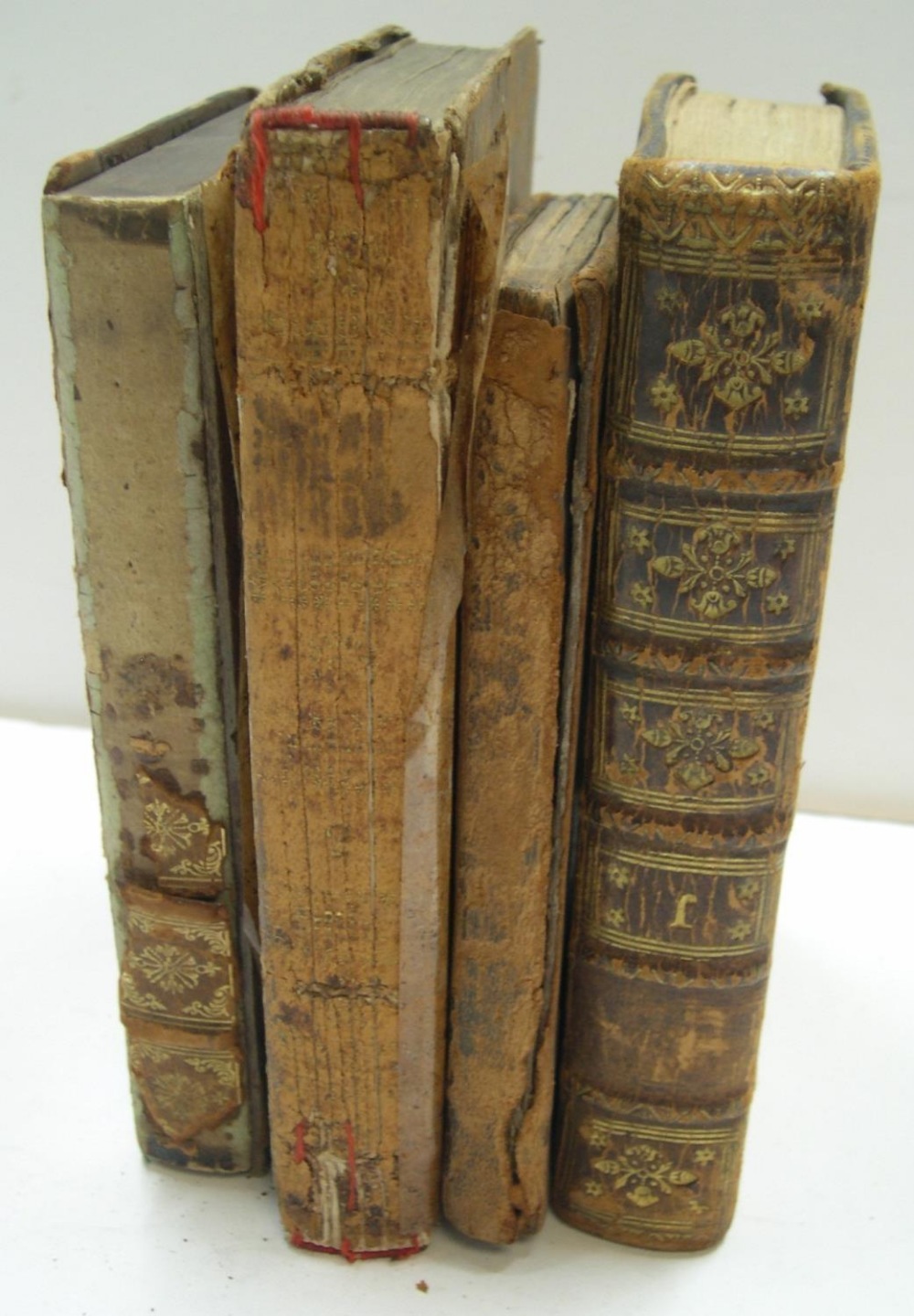4 Georgian books by differing authors. "The works of George Farquar" 1742 "The history of Charles