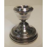 Old English silver candlestick holder (weighted) 147 grams