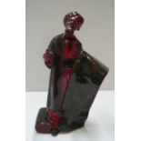 Royal Doulton, Flambe (HN2776) "The carpet seller" 23 cm high