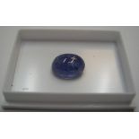 VERY RARE - sparkling fire Tanzanite cabochon approx 4.35ct