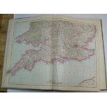 Large hard-backed Victorian 1893 world atlas by Cassell & Co, London 41 x 28 cm Both the book and