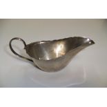 Old English silver sauce-boat, 59 grams