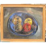 Jean-Baptiste Granger (French 1911-1974) impressionist oil on board "The fruit bowl", signed, framed