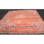 Large old rug, 2.75 x 3.6 metres Comes from an old farmhouse but has been stored in the barn for the