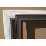 2 modern plain, painted wood frames, Internal measurements are - 51 x 62 cm on both.