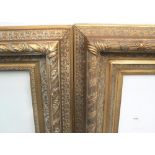Pair of large modern frames & 1 other older large frame (3), Internal measurements are - Pair