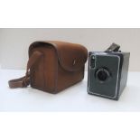 Old Kodak "Brownie" camera in original case, Appears in complete condition