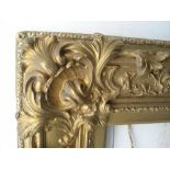 Superb ornate late 19thC gilt gesso frame, Internal measurements are - 45 x 32 cm