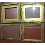 4 old small/medium sized frames, Average internal size is - 26 x 31 cm