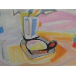 Maurice COLASSON (1911-1992) cubist gouache still-life, studio stamped, framed 30 x 40 cm Fine and