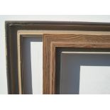 2 large wood frames, Internal measurements are - 51 x 70 cm & 51 x 76 cm
