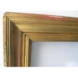 2 large, early 20thC frames, Internal measurements are - 65 x 95 cm & 49 x 58 cm