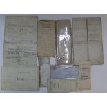 Collection of Victorian indentures etc