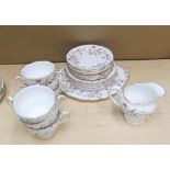 Royal Standard "fancy free" bone china, part tea set