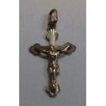 9ct yellow gold pendant, Christ on the cross approx 0.4 grams