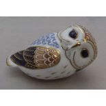 Royal Crown Derby, Owl, paperweight Approx 13 x 8 cm