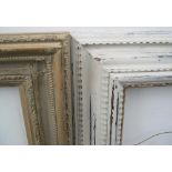 2 good quality "shabby chic" distressed wood frames, Internal measurements are - 51 x 61 cm and 75 x