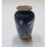 Miniature Moorcroft "Snowdrop vase", 8 cm high Fine without problems