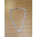 Antique ladies opal necklace (35 opals), 20" long