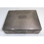 Vintage silver coated cigarette box,