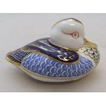 Royal Crown Derby, Duck, paperweight Approx 12 x 7 cm